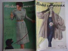 " Modes et Travaux " :  n°621 de 1952... Revillon-Le Monnier-Poupée Françoise