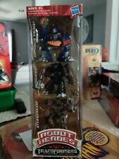 Transformers Robot Heroes Optimus Prime Ironhide Starscream Figures Hasbro 2009