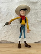 Figurine Lucky Luke CEJI 1984 flexible vintage cowboy toy Macau Dargaud 15cm