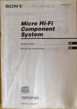 Mode d'emploi Mini chaîne SONY CMP-CP300 en FR + DE Bedienungsanleitung Owner's