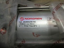 Vérin pneumatique NORDGREN diamètre 63 mm Longueur 700 mm SA/8063/M/700