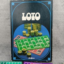 Jeu de Société Loto JeuJura Tombola Bingo Ancien