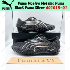 Taille homme Puma Mostro métallisé Puma noir argent 401015-01