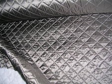Tissu DOUBLURE MATELASSE losange ouate GRIS au Metre par largeur 150 cm