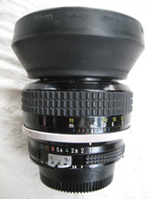 Nikon Nikkor 55mm f1,2 AI, objectif argentique ultra lumineux baïonnette Nikon F