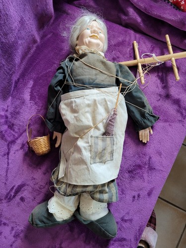 Ancienne vintage marionnette - ,