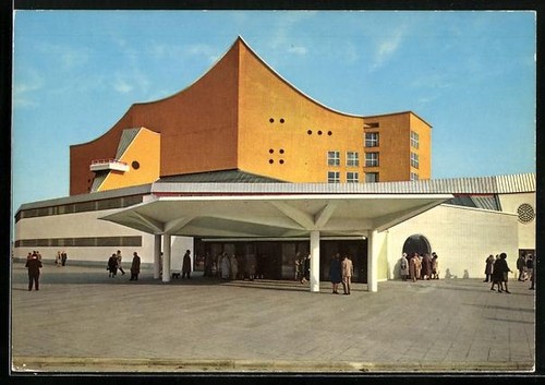 Berlin philharmonie vue - philharmonie,, du
