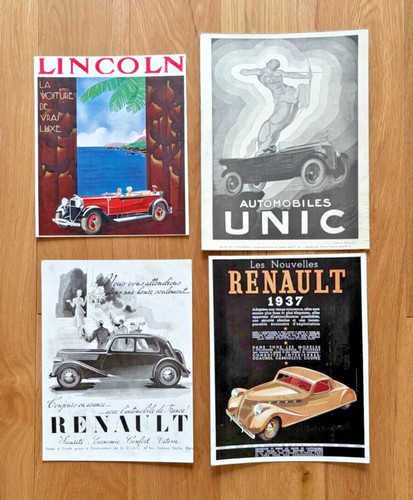 Lot anciens cartons