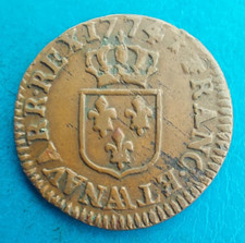 Louis XV , liard 1774 AA Metz , très sympa