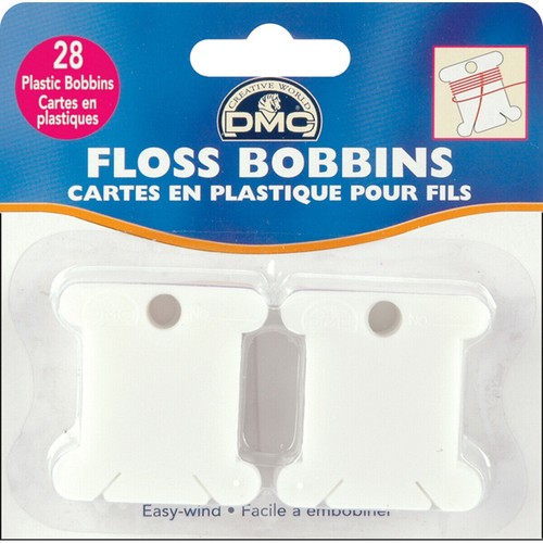 28x dmc plastique bobines - dmc,