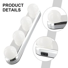 Miroir Lumière LED Lampes de Soins Maquillage Montage 3 X AA Batterie ABS Attac