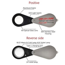 Loupe À Oeil 10X/20X/30X Pour