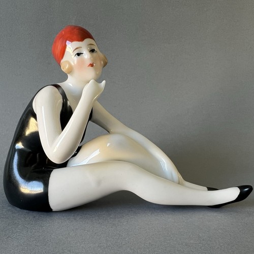 Figurine vintage baigneuse art - figurine,