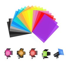 Film de Couleur Gel Film Filtre Couleur20 Pièceses Transparent Film Plastique...