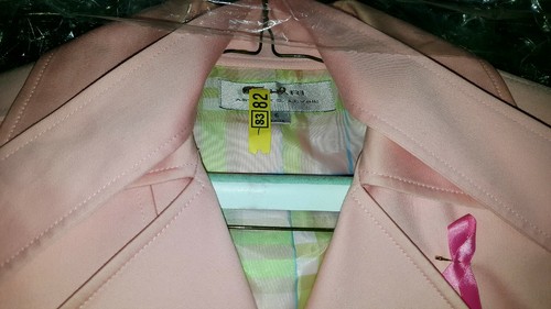 Vintage tahari pink trench - pink,