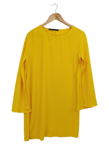 Zara robe crayon femme - robe, jaune
