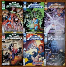 6 COMICS BATMAN SUPERMAN N° 6 à 12 DC 2020