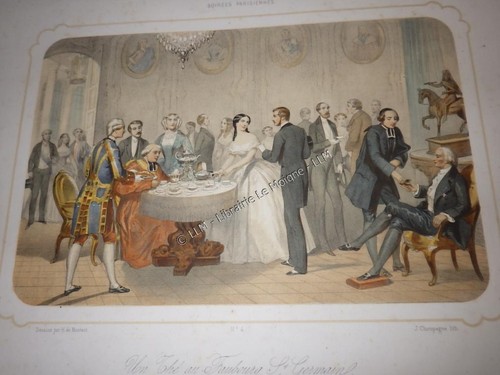 1860 thé faubourg saint - 1860.un, au