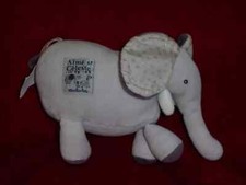 Doudou Grelot Eléphant Gris