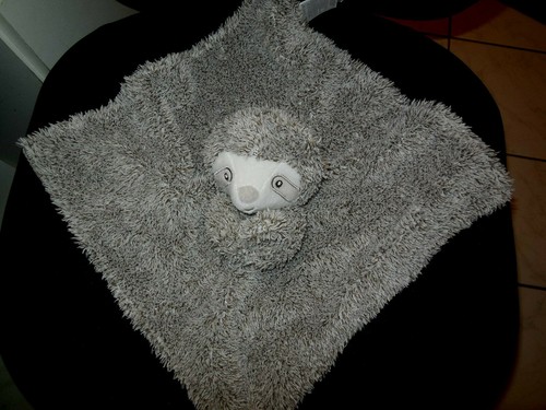 Doudou plat singe - doudou,