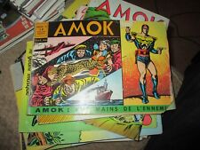 AMOK n° 10 bd EO RECIT COMPLET Ed. SAGE 1966 FORMAT A L'ITALIENNE BE