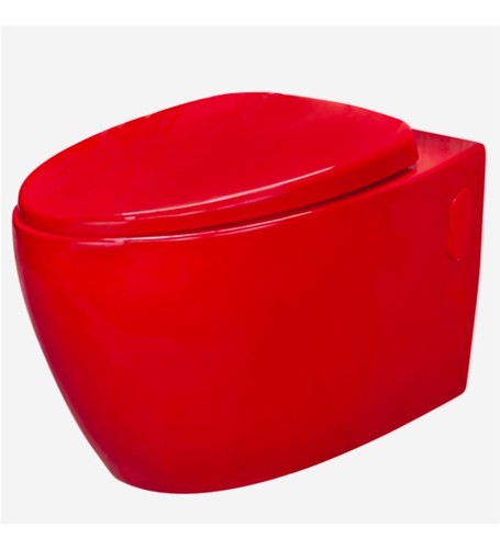 Toilette suspendu couleur - toilette,