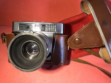 RANGEFINDER-ZEISS IKON CONTESSA MATIC-E / TESSAR 2.8 / VINTAGE 1960 /TESTED MINT