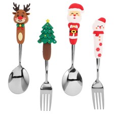  4 Pcs Service Vaisselle Noel