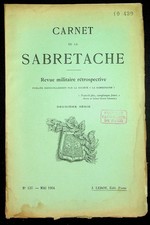 Carnet de la Sabretache