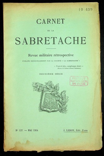 Carnet sabretache - carnet, de