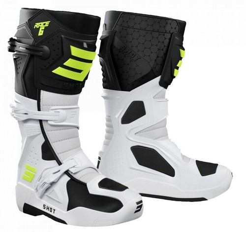 Bottes cross shot race jaune - shot,