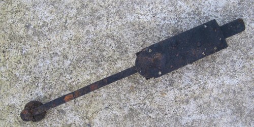 Targette ancienne pour - , porte