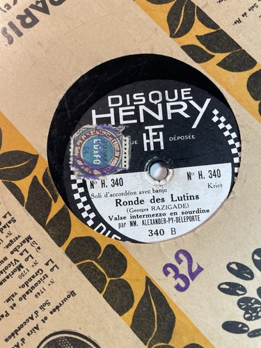 Disque pathe henry 340 - 340, la