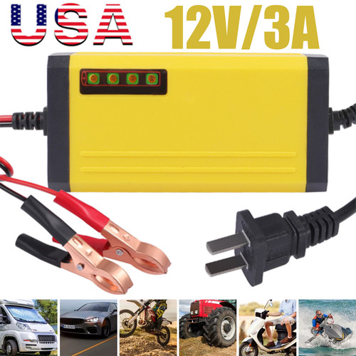 12v car battery - 12v, charger