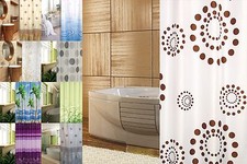 Rideau Incl. Anneaux 120/180/200/240 Bleu Blanc Gris Braun Vert Beige