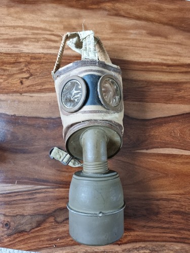 Masque gaz ancien 38 - gaz, tc-38