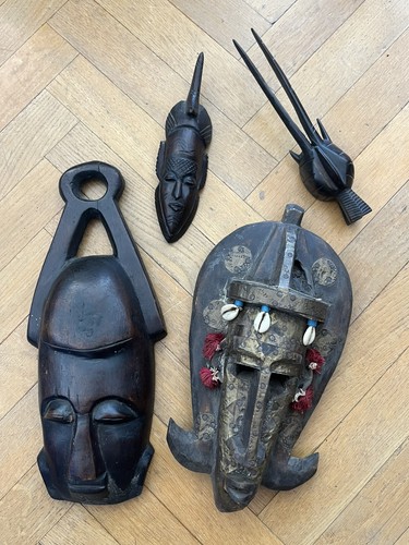 Lot masques africains - lot,