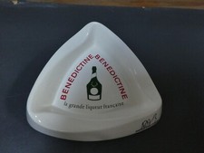 CENDRIER VINTAGE PUBLICITAIRE BENEDICTINE GRANDE LIQUEUR FRANCAISE PROCERAM