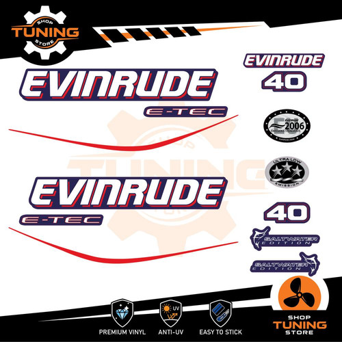 Kit autocollants pour moteur - kit,