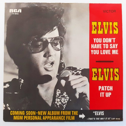 Rare 45t elvis presley you - rare,