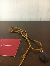 Collier rouge psydélic en cristal de Baccarat