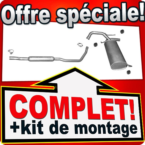 Ligne pot échappement pour - ligne,