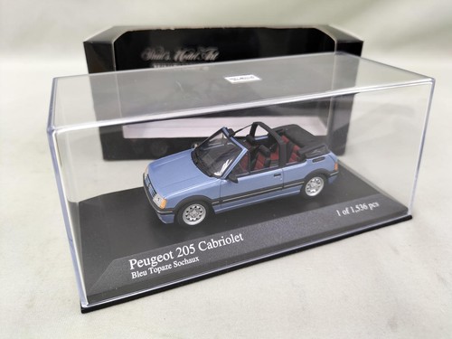 Minichamps peugeot blue - 1/43,
