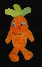 🥕Peluche doudou carotte vitamines Play Tive Junior LIDL fruit orange  40 cm