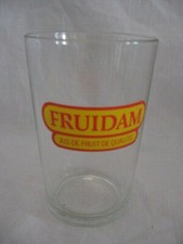 LOT 6 VERRES SPECIAL FRUIDAM JUS DE FRUIT 