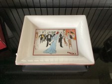❤️ Beau vide poche petit plat MAXIM'S Paris + sa boite collector an 90 vintage