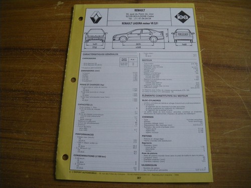 Fiche technique triple renault - fiche,