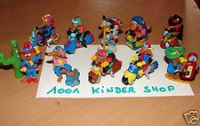 KINDER DIE MOTOCOYOTEN - MOTOCOYOTES - SERIE COMPLETE SET 