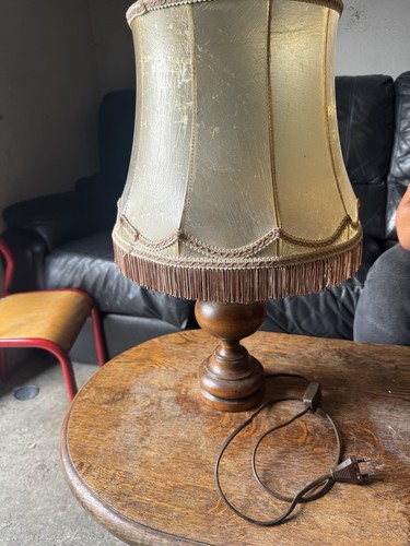 Lampe table bois - lampe,