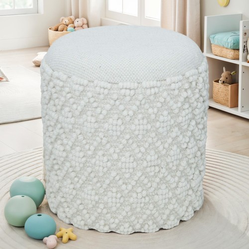 Pouf finebuy tabouret rond - pouf,